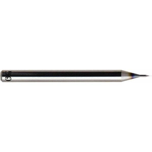 OSG 8589154 Micro Drill Bit: 0.04 mm Dia, 120 ° Point, Solid Carbide