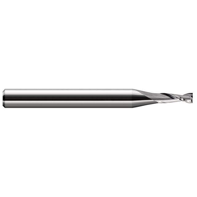 Harvey Tool 809578 Square End Mill: 5/64'' Dia, 15/64'' LOC, 1/4'' Shank Dia, 2'' OAL, 2 Flutes, Solid Carbide