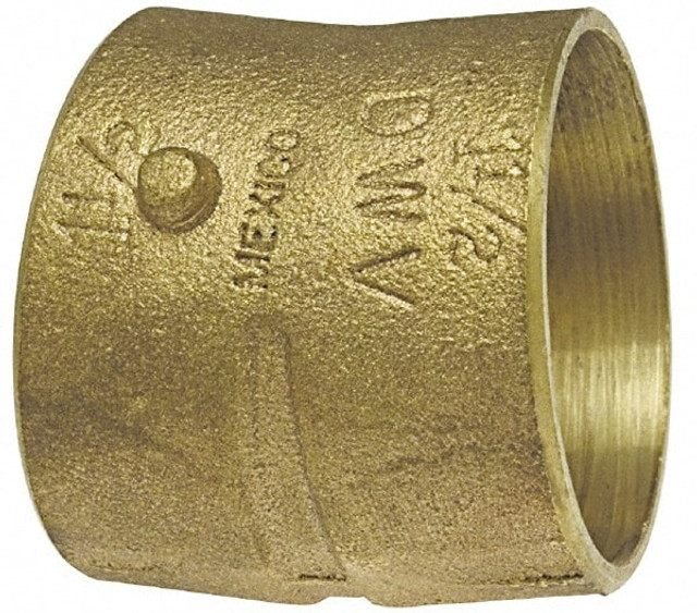 NIBCO E085300 Drain, Waste & Vent Pipe Fitting: 1-1/2" Fitting, C x C, Cast Copper