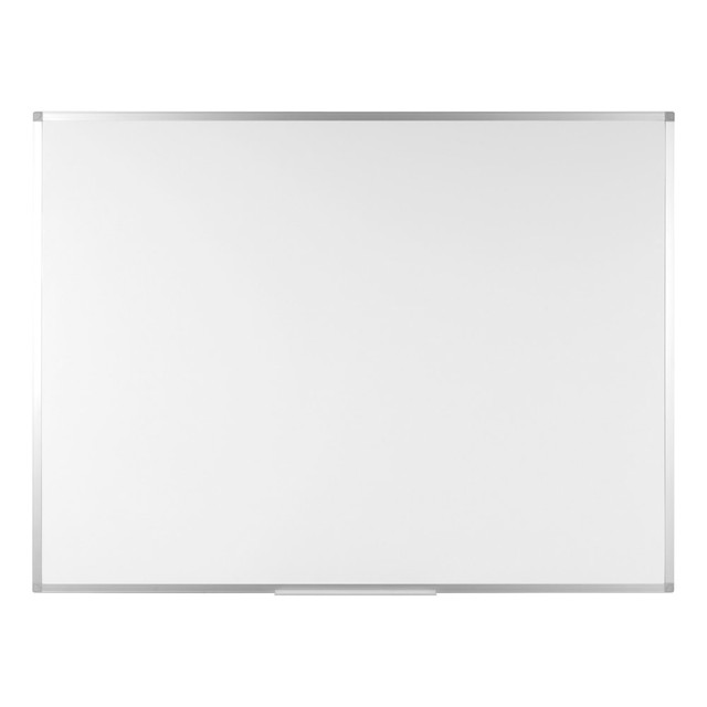 BI-SILQUE VISUAL COMM.PROD. MA031539214 Bi silque Ayda Non-Magnetic Dry-Erase Whiteboard, 24in x 36in, Aluminum Frame With Silver Finish BI-SILQUE VISUAL COMM.PROD. MA031539214 Bi silque Ayda Non-Magnetic Dry-Erase Whiteboard, 24in x 36in, Aluminum Frame With Silver Finish
