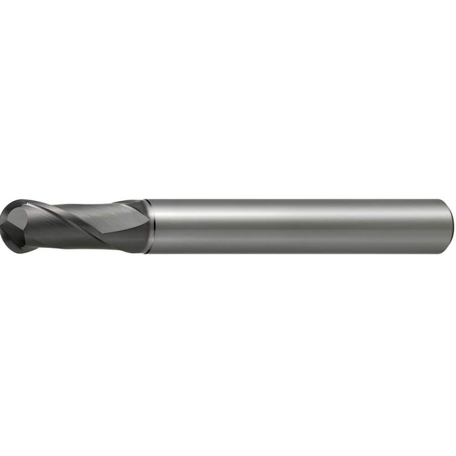 Mitsubishi 10512920 Ball End Mills; Mill Diameter (Decimal Inch): 0.0787 ; Mill Diameter (mm): 2.00 ; Number Of Flutes: 2 ; End Mill Material: Carbide ; Length of Cut (mm): 2.0000 ; Coating/Finish: AlTiCrN