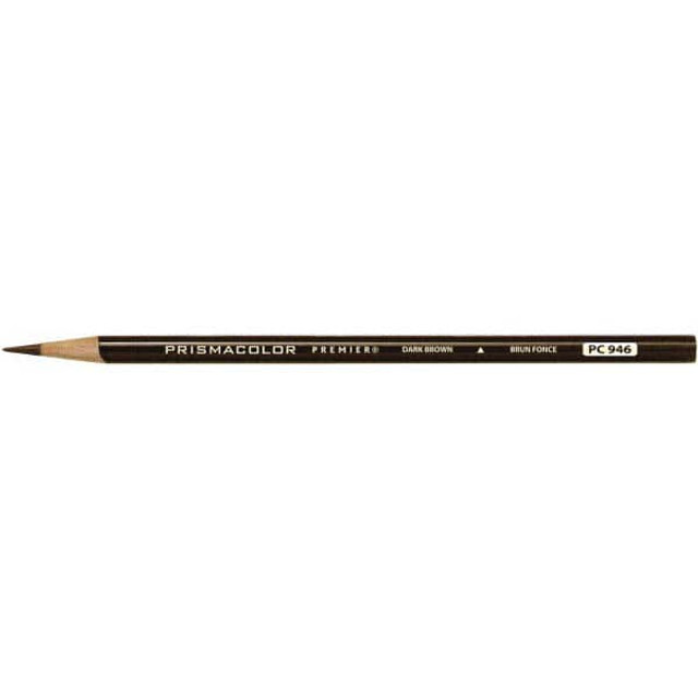 Prismacolor 3372 Color Pencil: Premier Tip, Dark Brown