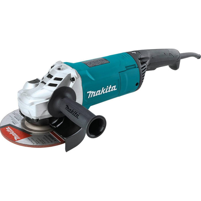 Makita GA7081 Angle & Disc Grinders; Wheel Diameter (Inch): 7 ; Voltage: 110.00 ; Amperage: 15.0000 ; Switch Type: Trigger w/Lock-on ; Overall Length (Inch): 17-3/4 ; Features: Soft start suppresses start-up reaction for smooth start-ups and longer g