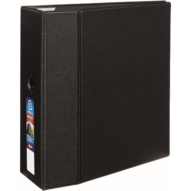 AVERY PRODUCTS CORPORATION 79986 Avery Heavy-Duty 3-Ring Binder With Locking One-Touch EZD Rings, 5in D-Rings, Black