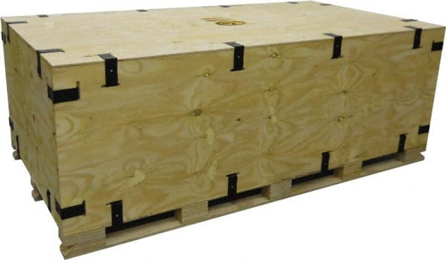 packIQ 885X435X38 Bulk Storage Container: Collapsible Wood Crate