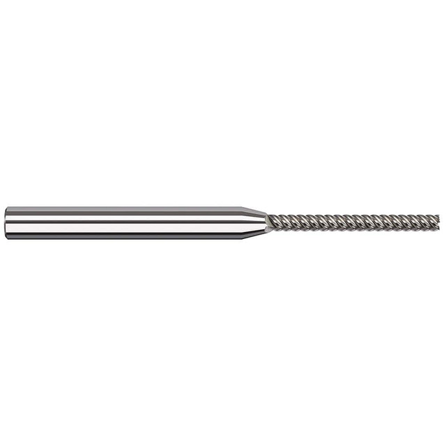 Harvey Tool 917662 Square End Mill: 1/16'' Dia, 5/8'' LOC, 1/8'' Shank Dia, 2-1/2'' OAL, 5 Flutes, Solid Carbide