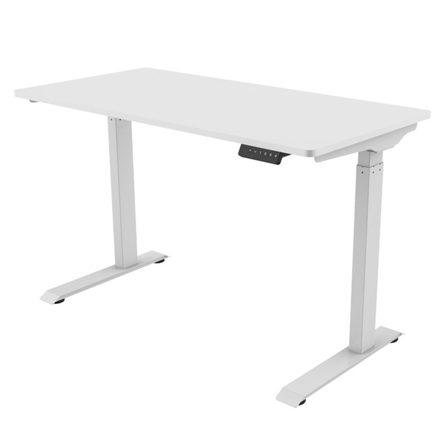 ZOXOU INC. FlexiSpot E9W  E9 Quick-Install Metal Electric 48inW Height-Adjustable Standing Desk, White