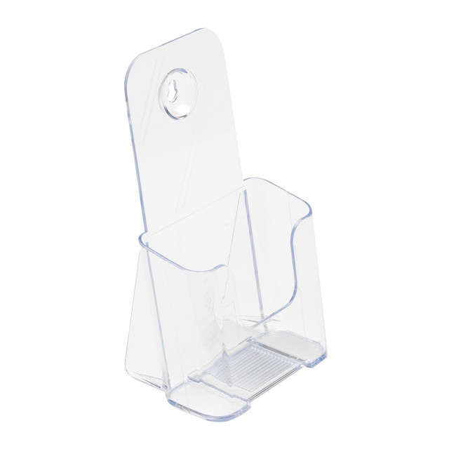 DEFLECT-O CORPORATION 77501 Deflecto Literature DocuHolder, Brochure/Leaflet Size, 7 3/4inH x 4 1/4inW x 3 1/4inD, Clear DEFLECT-O CORPORATION 77501 Deflecto Literature DocuHolder, Brochure/Leaflet Size, 7 3/4inH x 4 1/4inW x 3 1/4inD, Clear