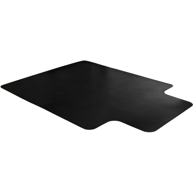 FLOORTEX FC123648HLBV  Cleartex Advantagemat Chair Mat For Hard Surfaces, 48in x 36in, Black