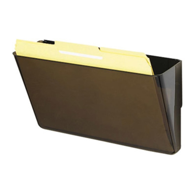 DEFLECT-O CORPORATION 73102 Deflecto Magnetic DocuPocket Wall File, Letter, 13 x 7 x 4, Smoke