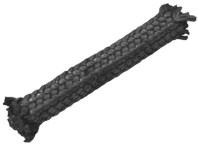 Made in USA 31945686 5/16" x 28' Spool Length, Carbon Fiber Compression Packing