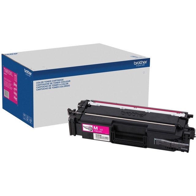 BROTHER INTL CORP TN810XLM Brother TN810XLM Original High Yield Laser Toner Cartridge - Magenta - 1 Each - 9000 Pages BROTHER INTL CORP TN810XLM Brother TN810XLM Original High Yield Laser Toner Cartridge - Magenta - 1 Each - 9000 Pages