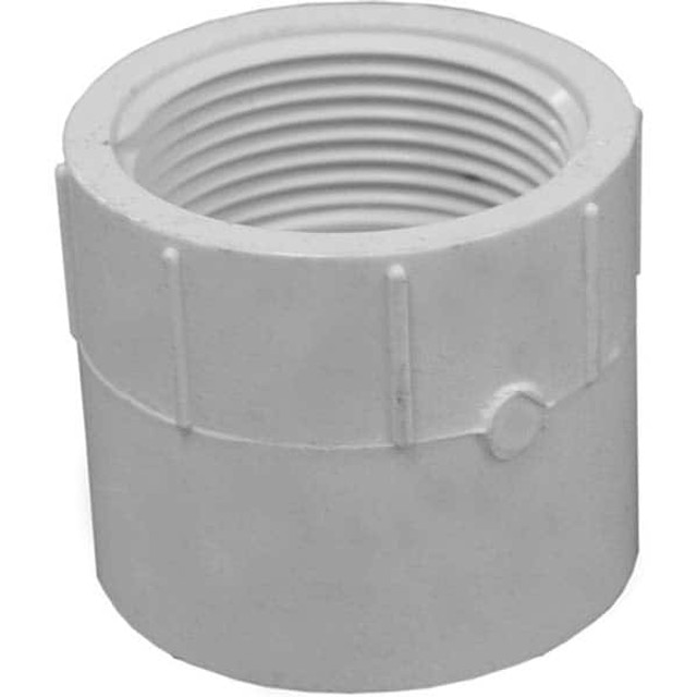 Jones Stephens PFA360 Drain, Waste & Vent Female Adapter: 6" Fitting, Hub x FIPT, Polyvinylchloride