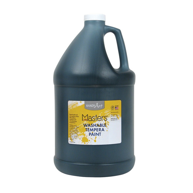 Little Masters RPC214755-2 Washable Tempera Paint, 128 Oz, Black, Pack Of 2 Little Masters RPC214755-2 Washable Tempera Paint, 128 Oz, Black, Pack Of 2