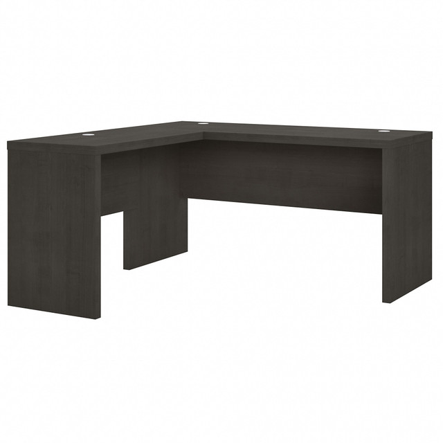 BUSH INDUSTRIES INC. ECH026CM Bush Business Furniture Echo 60inW L-Shaped Corner Desk, Charcoal Maple, Standard Delivery