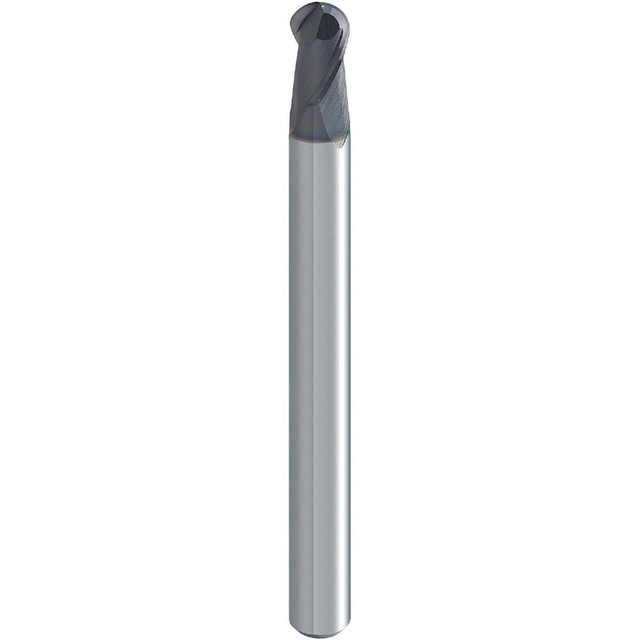 Mitsubishi 10498347 Ball End Mills; Mill Diameter (Decimal Inch): 0.0787 ; Mill Diameter (mm): 2.00 ; Number Of Flutes: 2 ; End Mill Material: Carbide ; Length of Cut (mm): 3.0000 ; Coating/Finish: AlTiCrN