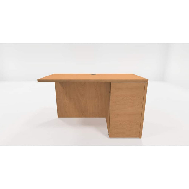 Hon HON105905RCC Office Cubicle Workstations & Worksurfaces; Type: Right Workstation Return; Width (Inch): 48; Length (Inch): 24; Material: Thermally Fused Woodgrain Laminate; Material: Thermally Fused Woodgrain Laminate; Fractional Height: 29-1/2