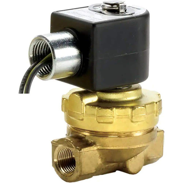 Parker 37303633 Solenoid Valve: 2-Way, 1/2" Port, NPT