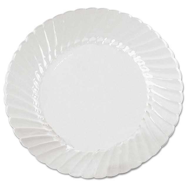 WNA, INC. CW6180 Classicware Plates, Plastic, 6" dia, Clear, 18/Bag, 10 Bags/Carton