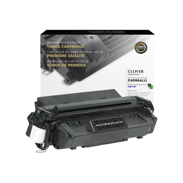 CLOVER TECHNOLOGIES GROUP, LLC CIG 200156P Clover Imaging Group Premium Remanufactured Black Extra-High Yield Toner Cartridge Replacement For HP 96A, C4096A
