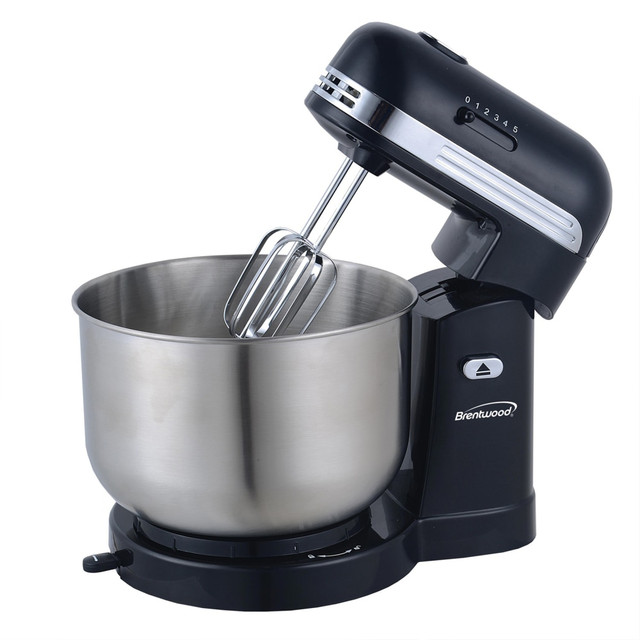 BRENTWOOD APPLIANCES, INC. 995114190M Brentwood 995114190M 5-Speed Stand Mixer, Black BRENTWOOD APPLIANCES, INC. 995114190M Brentwood 995114190M 5-Speed Stand Mixer, Black