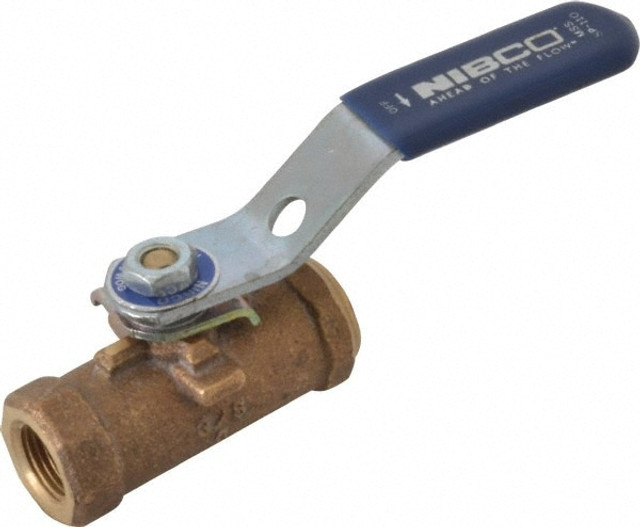 NIBCO NL940P5 Standard Manual Ball Valve: 3/8" Pipe, Reduced Port