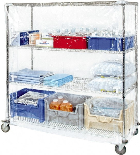 Quantum Storage CC243663CVZ Wire Shelving Cover with Zipper Closure: Use With Wire Shelving Units (WR Series)