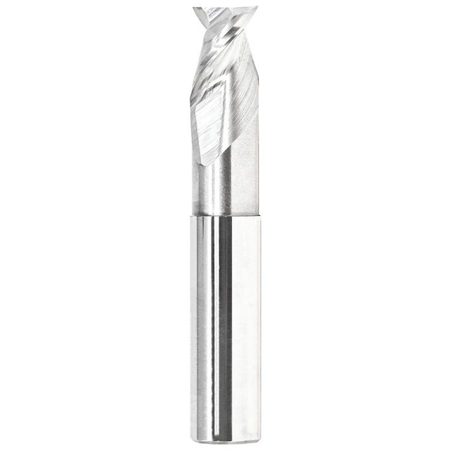 GWS 313800 Corner Radius End Mill: 3/16" Dia, 5/16" LOC, 0.03" Radius, 2 Flutes, Solid Carbide