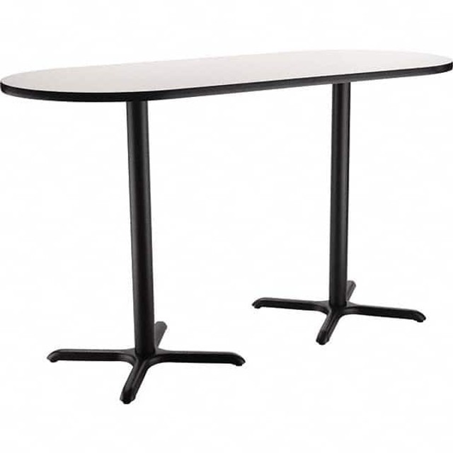 National Public Seating CT43072XBGY Breakroom Table: Grey Nebula Table Top, 72" OAL, 30" OAW, 42" OAH