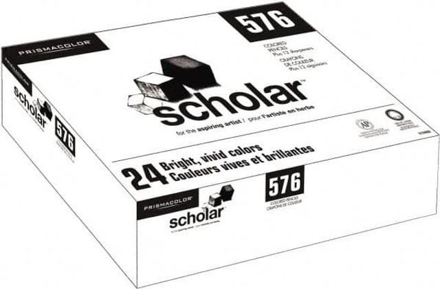 Prismacolor 1774263 Color Pencil: Scholar Tip, Assorted Colors