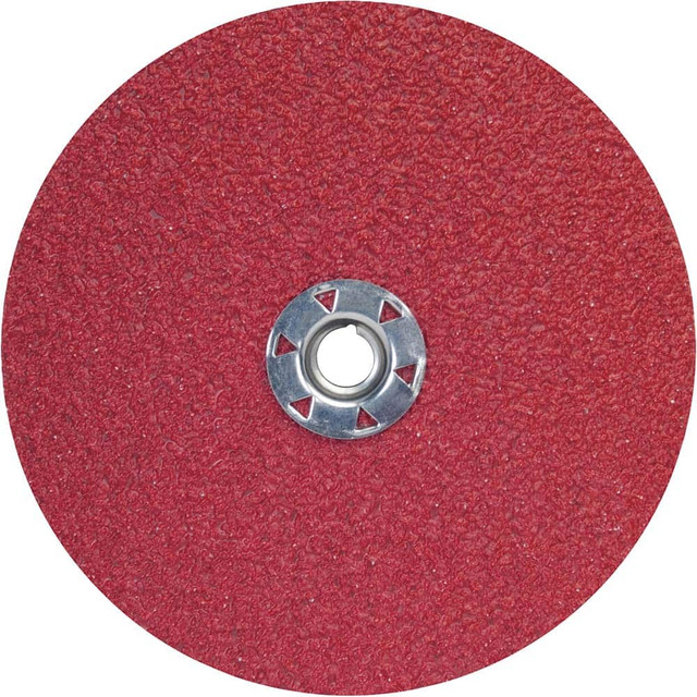 Norton 77696009762 Fiber Disc: 7" Disc Dia, 60 Grit, Ceramic Alumina