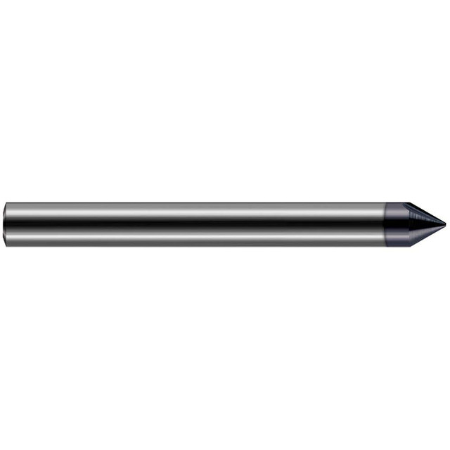 Harvey Tool 811708-C6 Engraving Cutter: 40 °, 1/8" Dia, 0.005" Tip Dia, Tipped Off Point, Solid Carbide