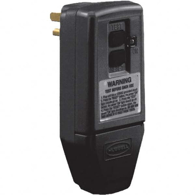 Hubbell Wiring Device-Kellems GFP5266C Electrical Outlet Adapters; Adapter Color: Black