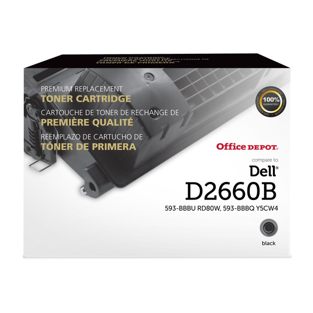 CLOVER TECHNOLOGIES GROUP, LLC 200810P Office Depot Remanufactured Black High Yield Toner Cartridge Replacement For Dell D2660, ODD2660B