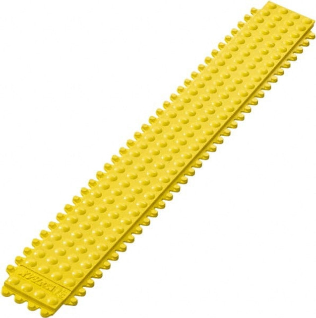 Notrax 469S0003YL Anti-Fatigue Modular Tile Mat: Dry Environment, 36" Length, 3" Wide, 5/8" Thick, Yellow