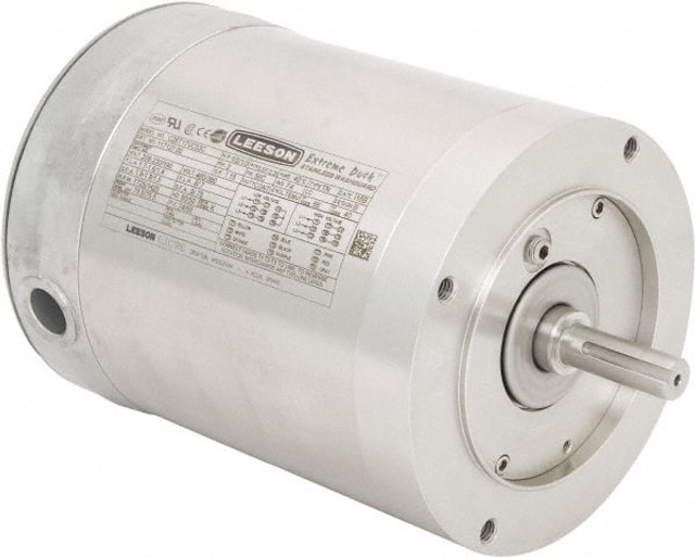 Leeson 117127.00 Three Phase AC Motor: TENV Enclosure