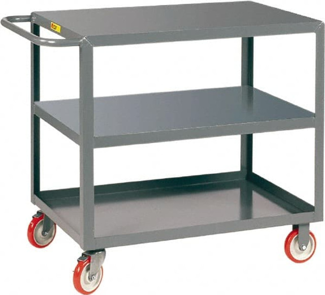 Little Giant. 3LG-1832-BRK Service Utility Cart: Steel, Gray