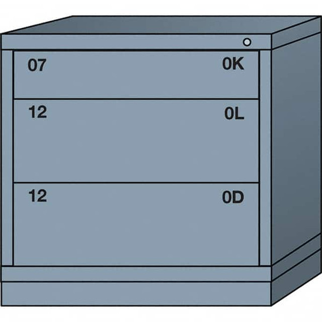 Lyon DDM3130301003IL Standard Table Height - Multiple Drawer Access Steel Storage Cabinet: 30" Wide, 28-1/4" Deep, 30-1/8" High