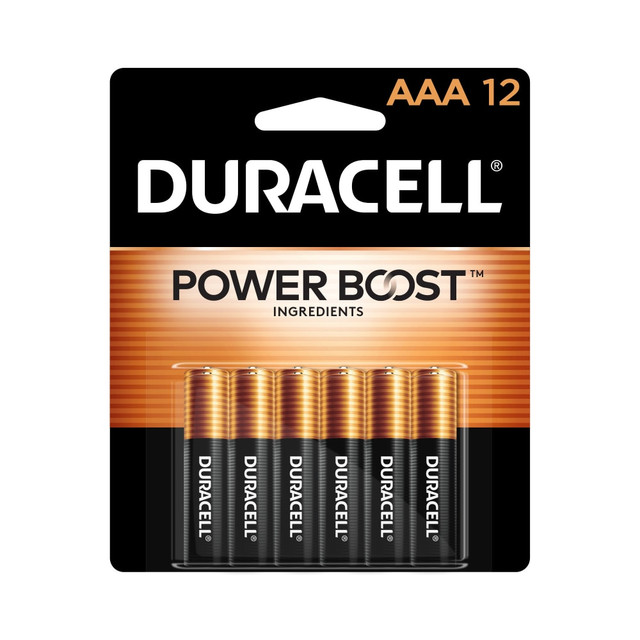 THE PROCTER & GAMBLE COMPANY Duracell MN24RT12Z  Coppertop AAA Alkaline Batteries, Pack Of 12