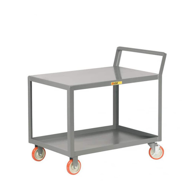 Little Giant. LGK-2448-5PY Shelf Utility Cart: Steel, Gray
