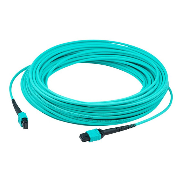 ADD-ON COMPUTER PERIPHERALS, INC. ADD-MPOMPO-30M5OM3SM AddOn 30m MPO OM3 Aqua Patch Cable - Patch cable - MPO multi-mode (M) to MPO multi-mode (M) - 30 m - fiber optic - simplex - 50 / 125 micron - OM3 - halogen-free - aqua ADD-ON COMPUTER PERIPHERALS, INC. ADD-MPOMPO-30M5OM3SM AddOn 30m MPO OM3 Aqua Patch Cable - Patch cable - MPO multi-mode (M) to MPO multi-mode (M) - 30 m - fiber optic - simplex - 50 / 125 micron - OM3 - halogen-free - aqua