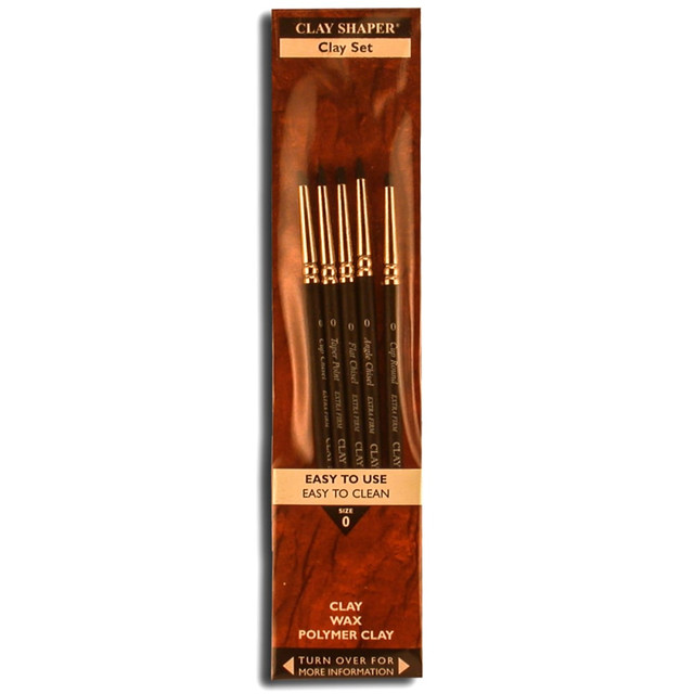 TRI-COR DISTRIBUTORS 14901 Colour Shaper Modeling Tools, Assorted Shapes, No. 0, Set Of 5 TRI-COR DISTRIBUTORS 14901 Colour Shaper Modeling Tools, Assorted Shapes, No. 0, Set Of 5