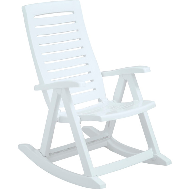 INVAL AMERICA, INC. 10002 Inval Rimax Resin Rocking Chair, White