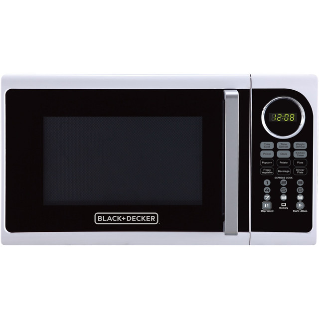 MIDEA AMERICA CORPORATION Black+Decker EM925ACPX1  0.9-Cu. Ft. Pull-Handle Countertop Microwave, White