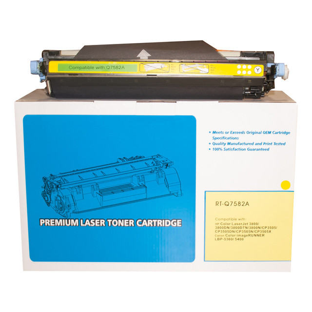 M&A GLOBAL CARTRIDGES LLC Q7582A-CMA M&A Global Remanufactured Yellow Toner Cartridge Replacement For HP 503A, Q7582A Q7582A-CMA