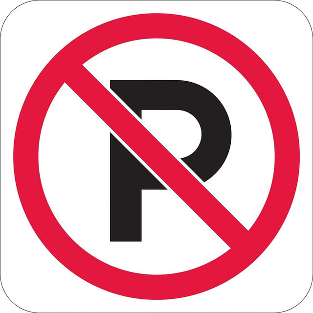 Lyle Signs T1-1100-HI12X12 Traffic & Parking Signs; MessageType: No Parking & Tow Away Signs ; Message or Graphic: Message & Graphic ; Legend: No Parking Symbol ; Graphic Type: No Parking Symbol ; Reflectivity: Reflective; High Intensity ; Material: 