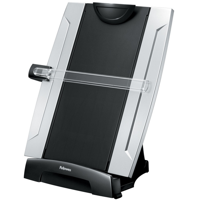FELLOWES INC. 8033201 Fellowes Office Suites Desktop Copyholder With Memo Board, Black/Silver FELLOWES INC. 8033201 Fellowes Office Suites Desktop Copyholder With Memo Board, Black/Silver