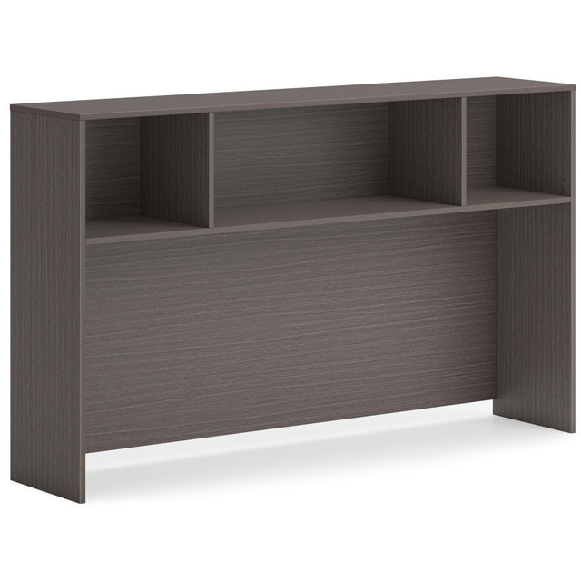 HNI CORPORATION HONLDH66LS1 HON Mod 66inW Desk Hutch, Gray/Slate Teak HNI CORPORATION HONLDH66LS1 HON Mod 66inW Desk Hutch, Gray/Slate Teak