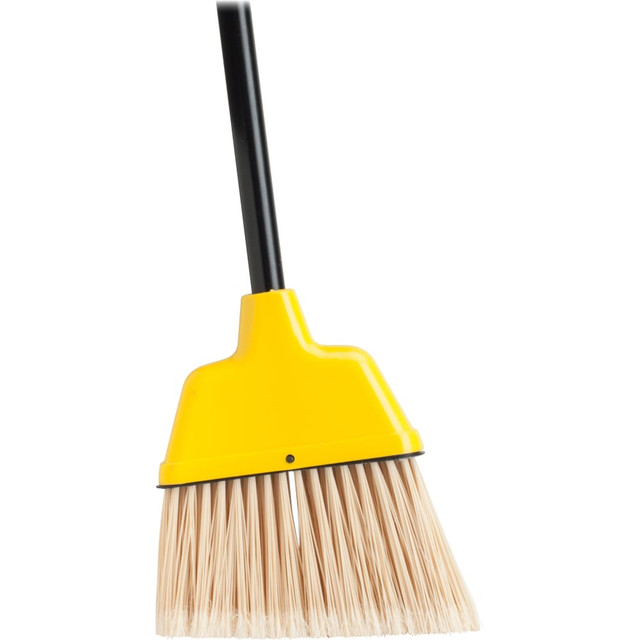 GENUINE JOE 58562  High-Performance Angled Broom, 9in, Yellow