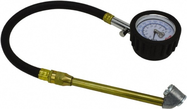 Milton S-936 0 to 160 psi Dial Dual Head Tire Pressure Gauge